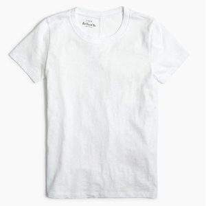 J.Crew girlfriend crewneck tee white small